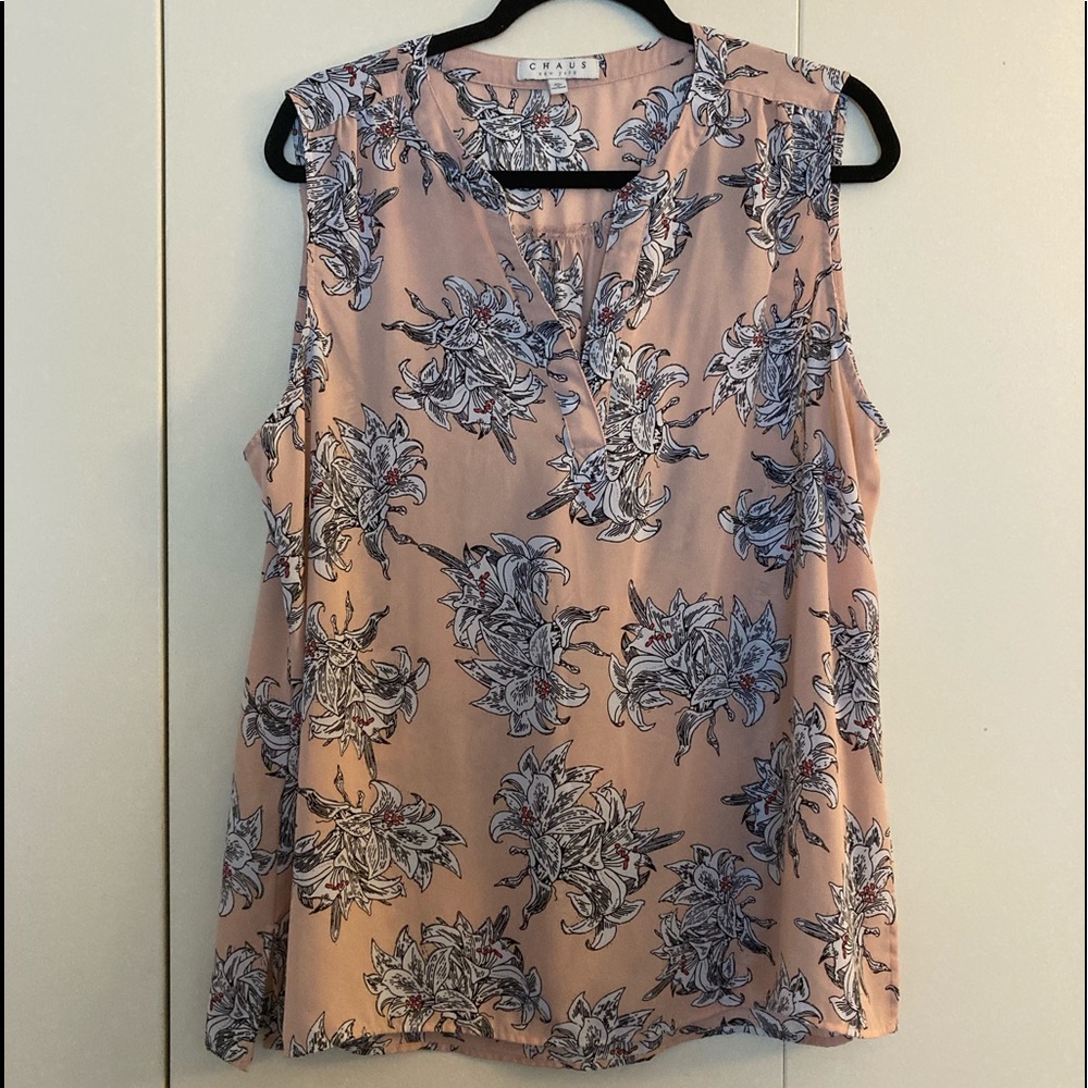 Chaus New York / size: XL / floral / blouse
